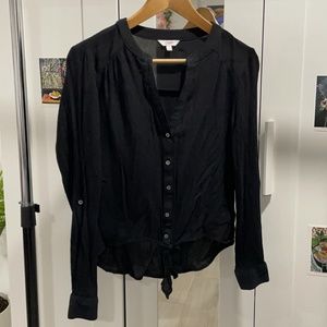 Black button down dress shirt